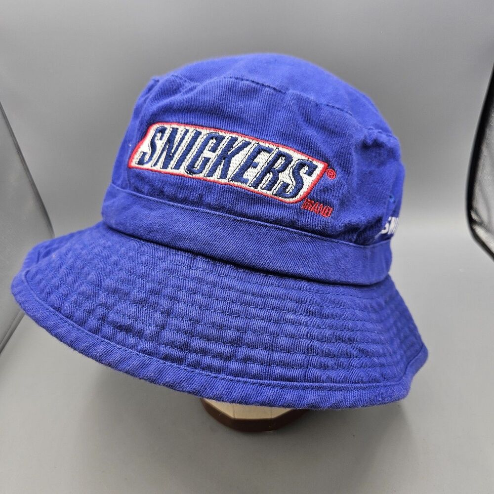 Snickers Candy Bar Logo Blue Bucket Hat #EatASnickers Promotional Merchandise